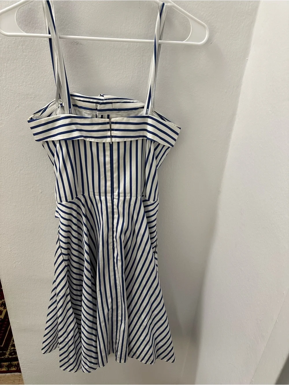 Polo by Ralph Lauren Navy and White Striped A-Line Sundress - Picture 5 of 10
